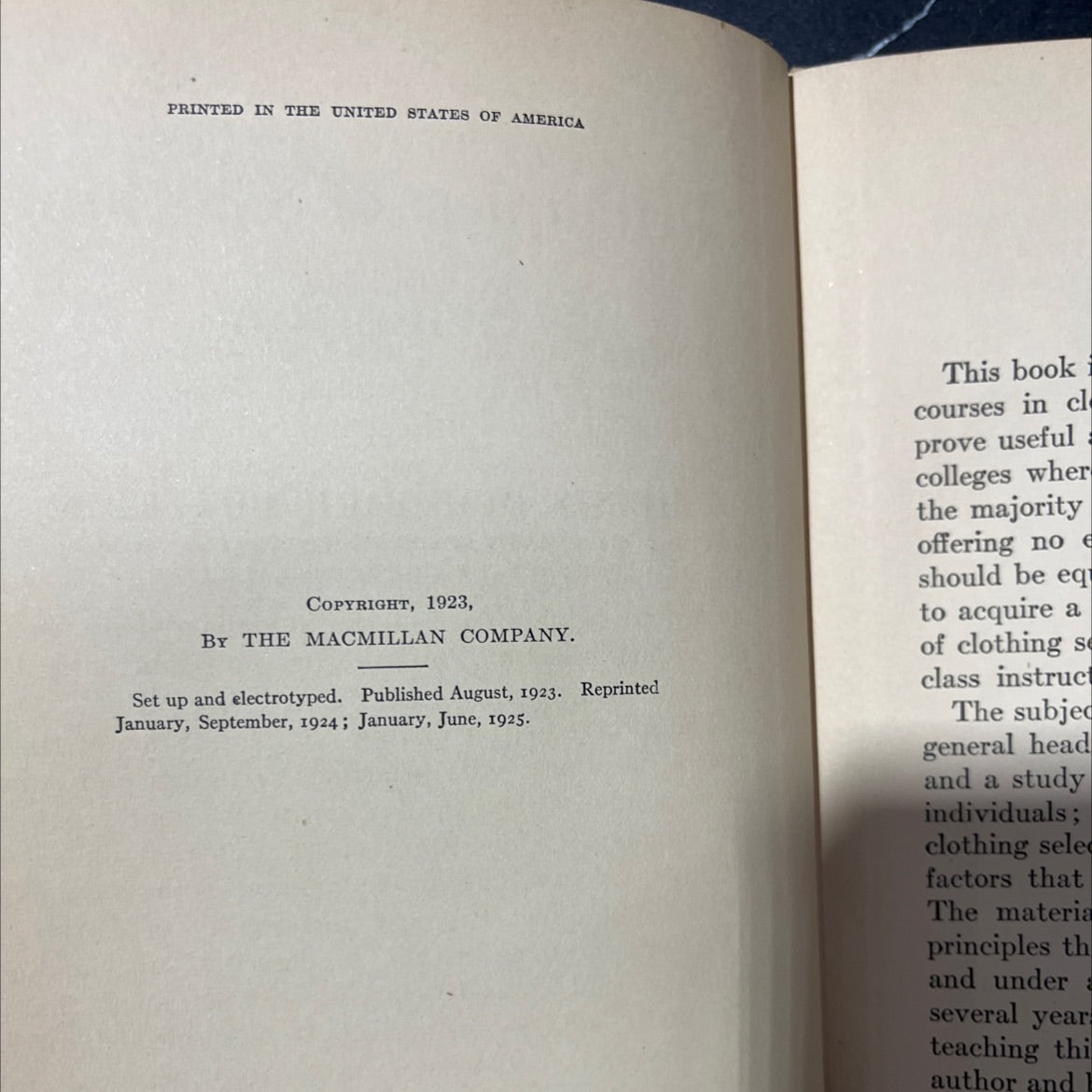 principles of clothing selection book, by helen goodrich buttrick, 1925 Hardcover