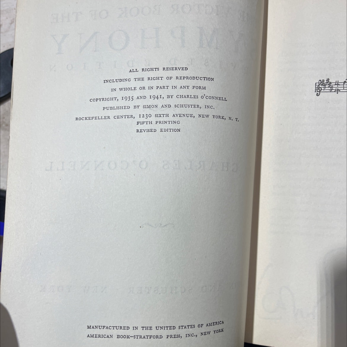 the victor book of the symphony revised edition book, by charles o'connell, 1941 Hardcover