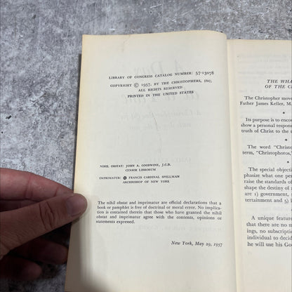 a day at a time a christopher thought for each day of the year book, by james keller, m.m., 1957 Hardcover