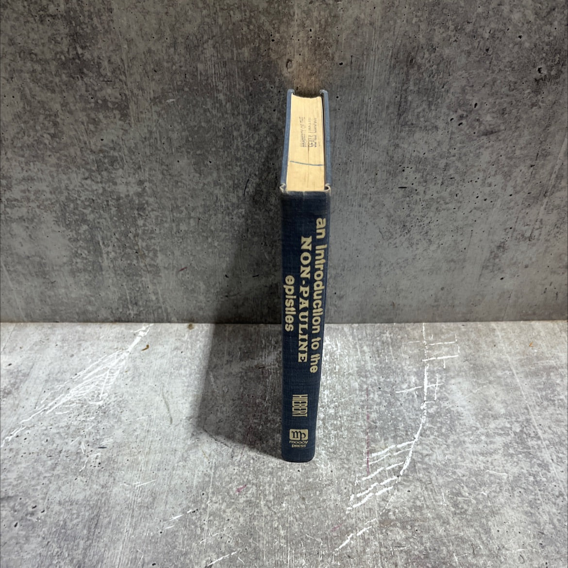 an introduction to the non-pauline epistles book, by d. edmond hiebert, 1973 Hardcover