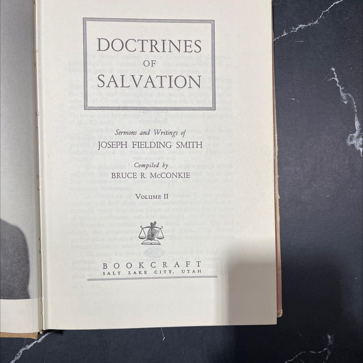 doctrines of salvation book, by joseph fielding smith, 1969 Hardcover