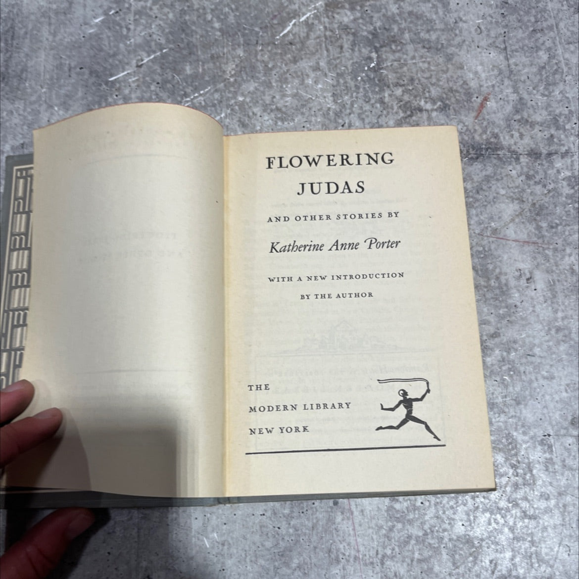 flowering judas and other stories book, by katherine anne porter, 1935 Hardcover