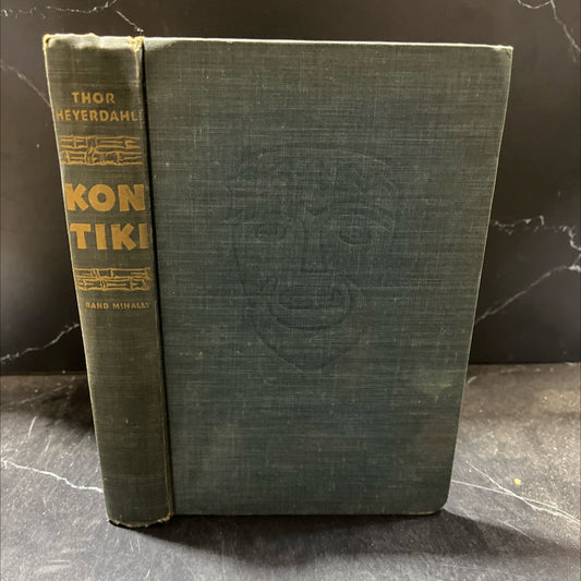 kon-tiki across the pacific by raft book, by thor heyerdahl, 1950 Hardcover