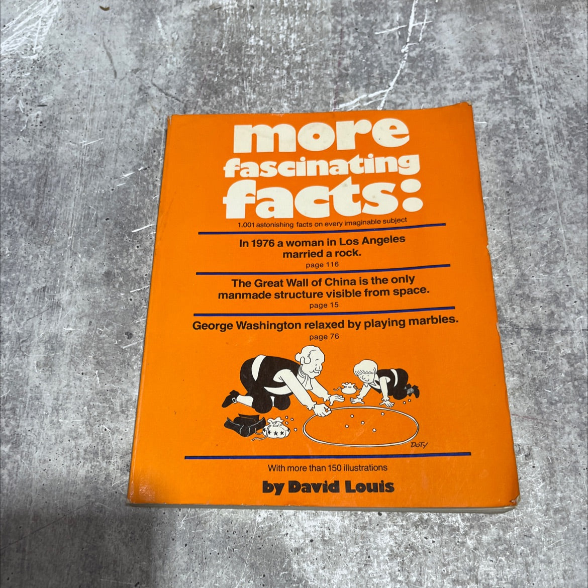 more fascinating facts book, by David Carroll, 1979 Paperback