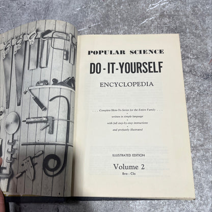popular science do-it-yourself encyclopedia illustrated edition volume 2 book, by unknown, 1958 Hardcover