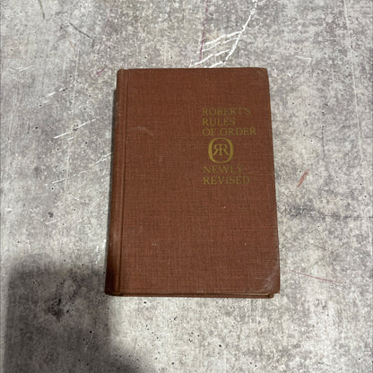 robert's rules of order r newly revised book, by henry m. robert, 1970 Hardcover