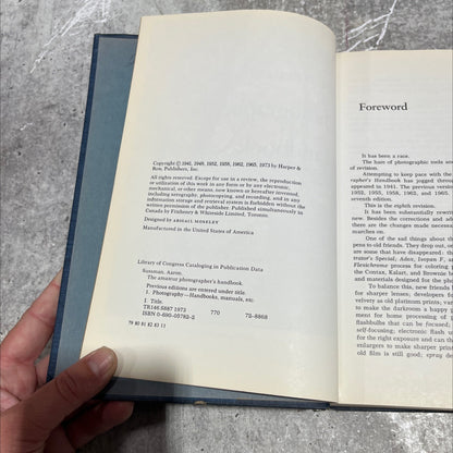 the amateur photographer's handbook book, by Aaron Sussman, 1973 Hardcover