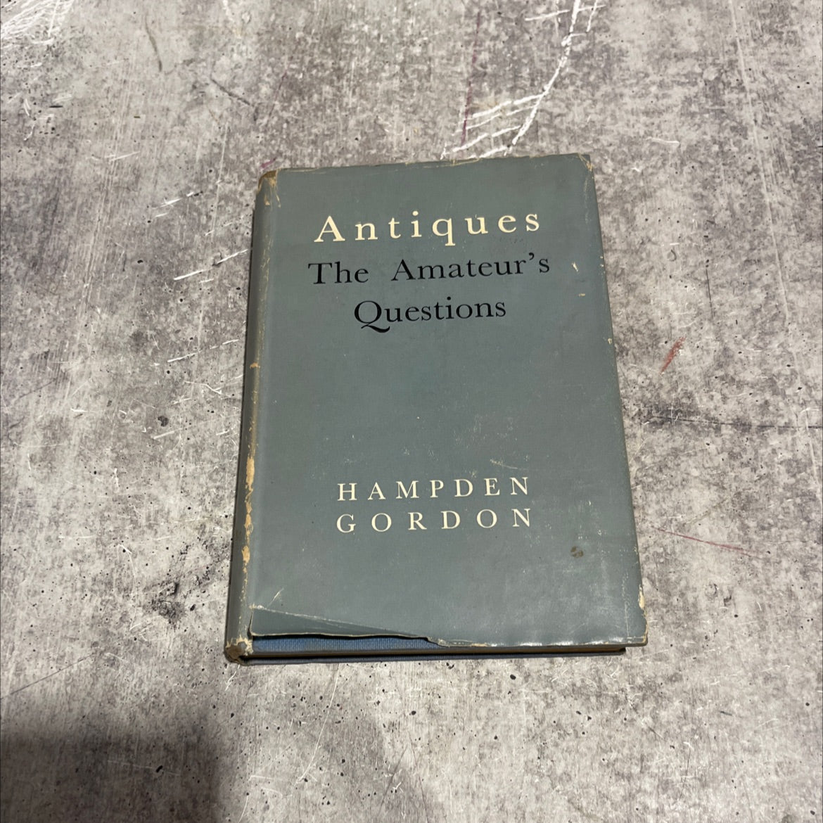 the amateur's questions book, by hampden gordon, c. b., 1957 Hardcover