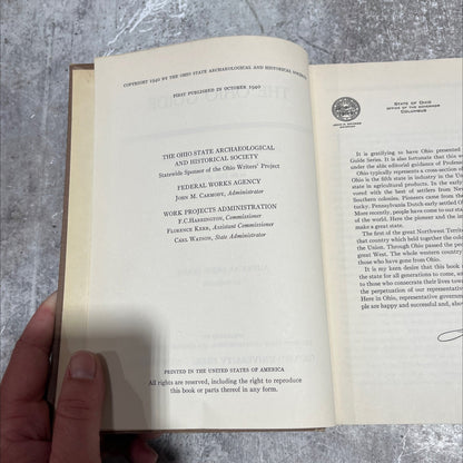 the ohio guide book, by workers of the writers' program of the work projects administration in the state of ohio, 1940