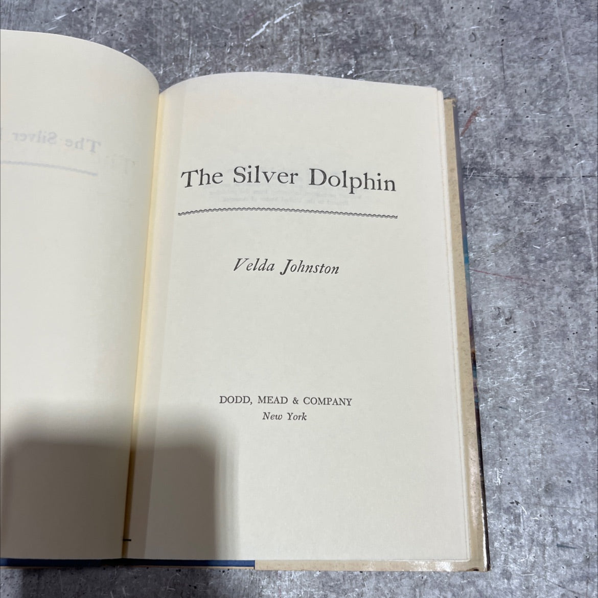 the silver dolphin book, by Velda Johnston, 1979 Hardcover