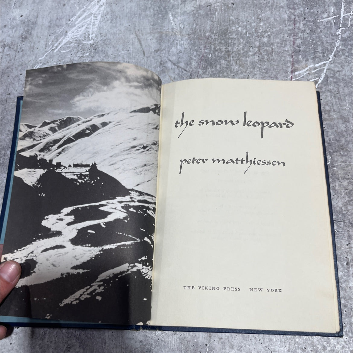 the snow leopard book, by peter matthiessen, 1978 Hardcover