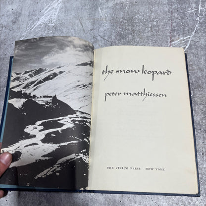 the snow leopard book, by peter matthiessen, 1978 Hardcover