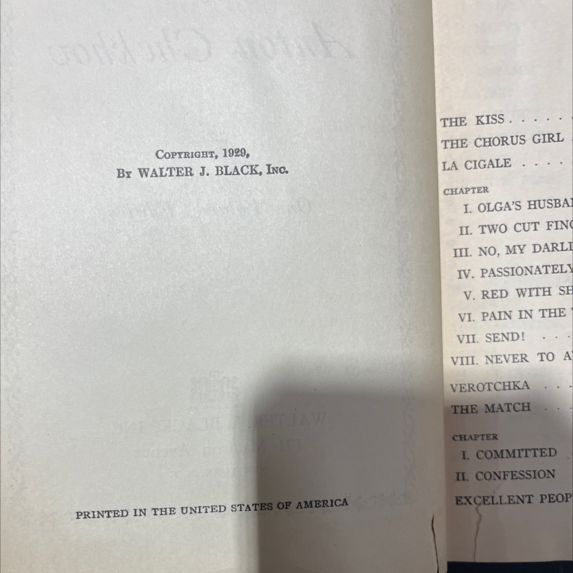 the works of anton chekhov one volume edition book, by anton chekhov, 1929 Hardcover