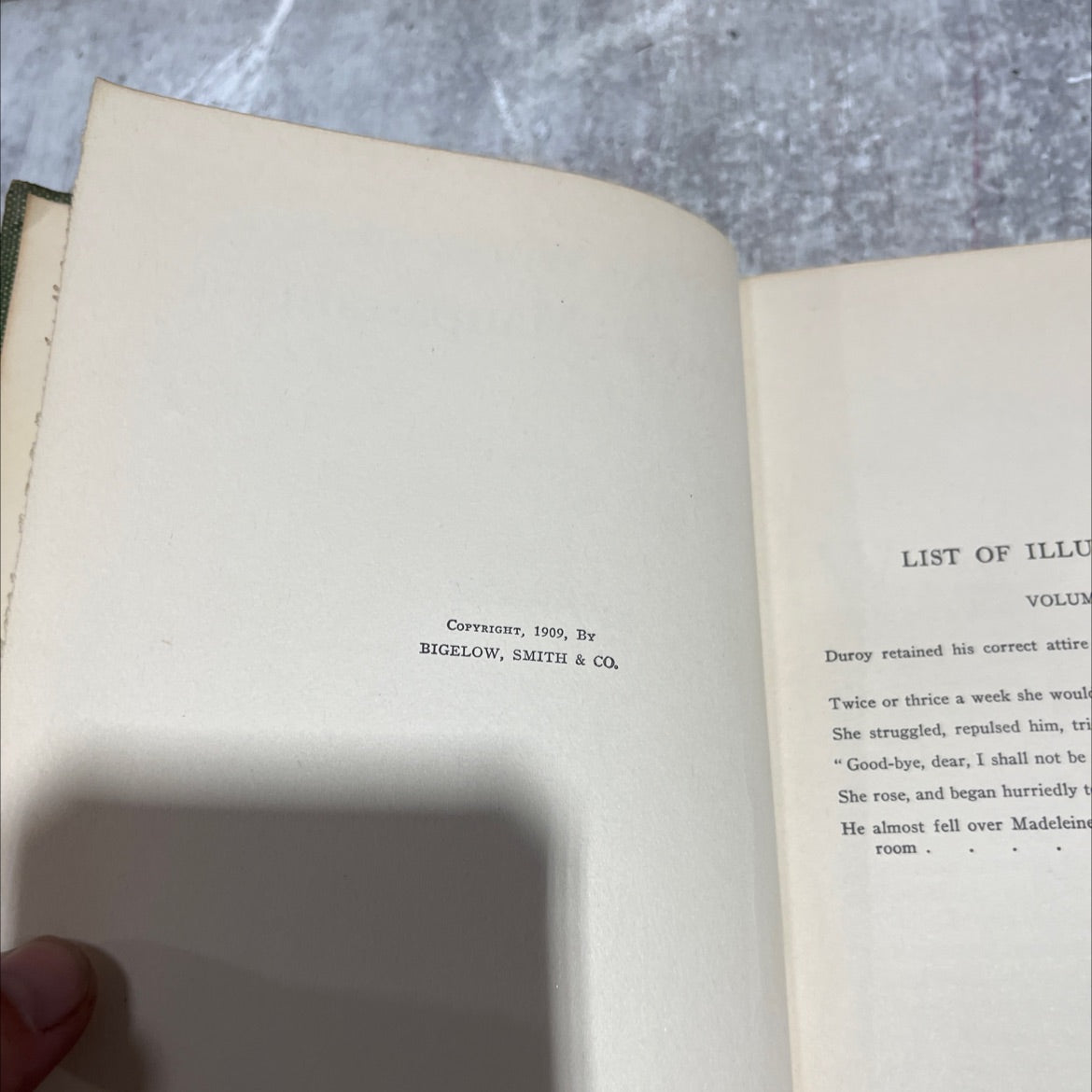 the works of guy de maupassant volume vi bel ami illustrated book, by guy de maupassant, 1909 Hardcover